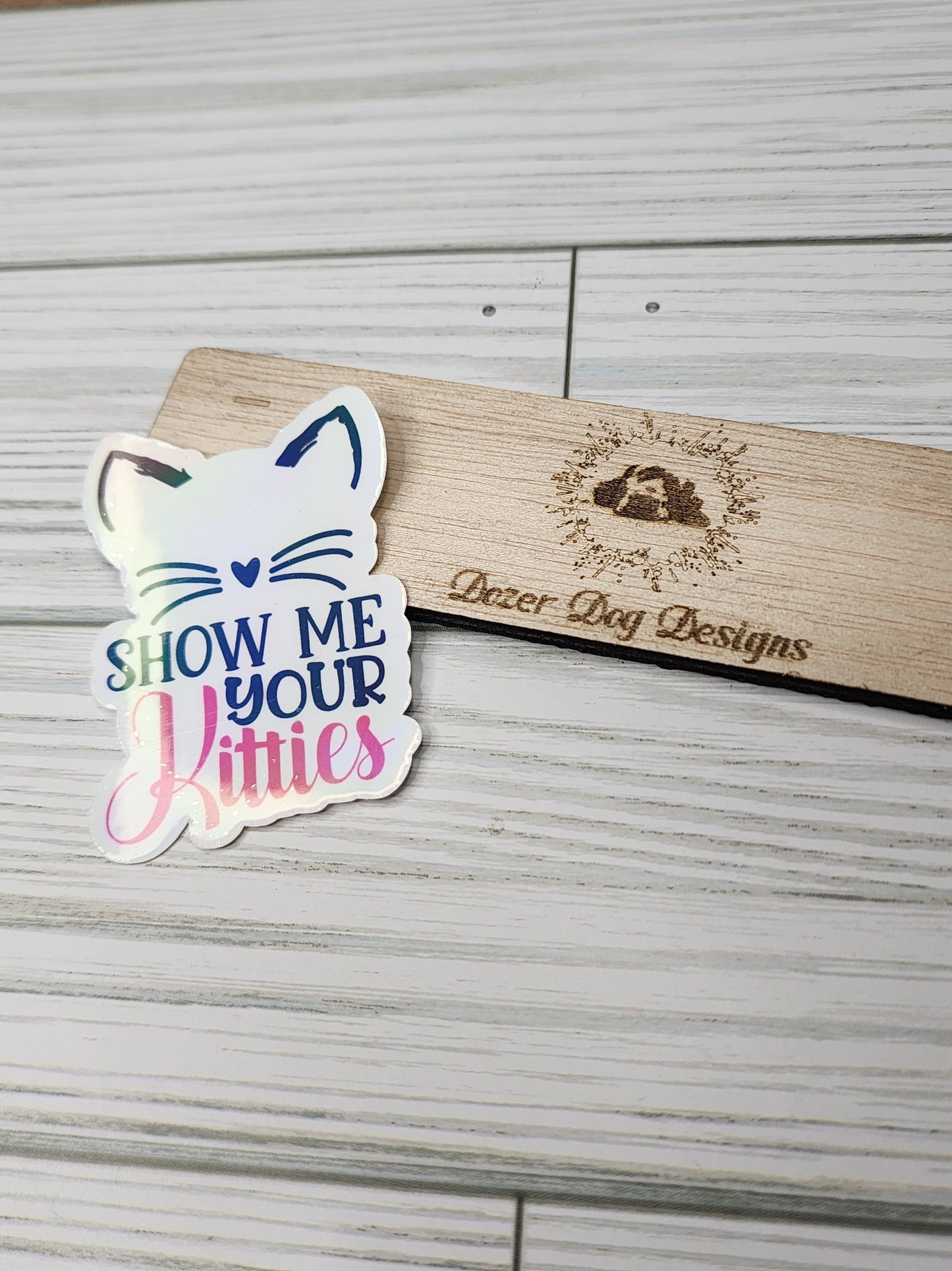 Show Me Your Kitties Waterproof Sticker