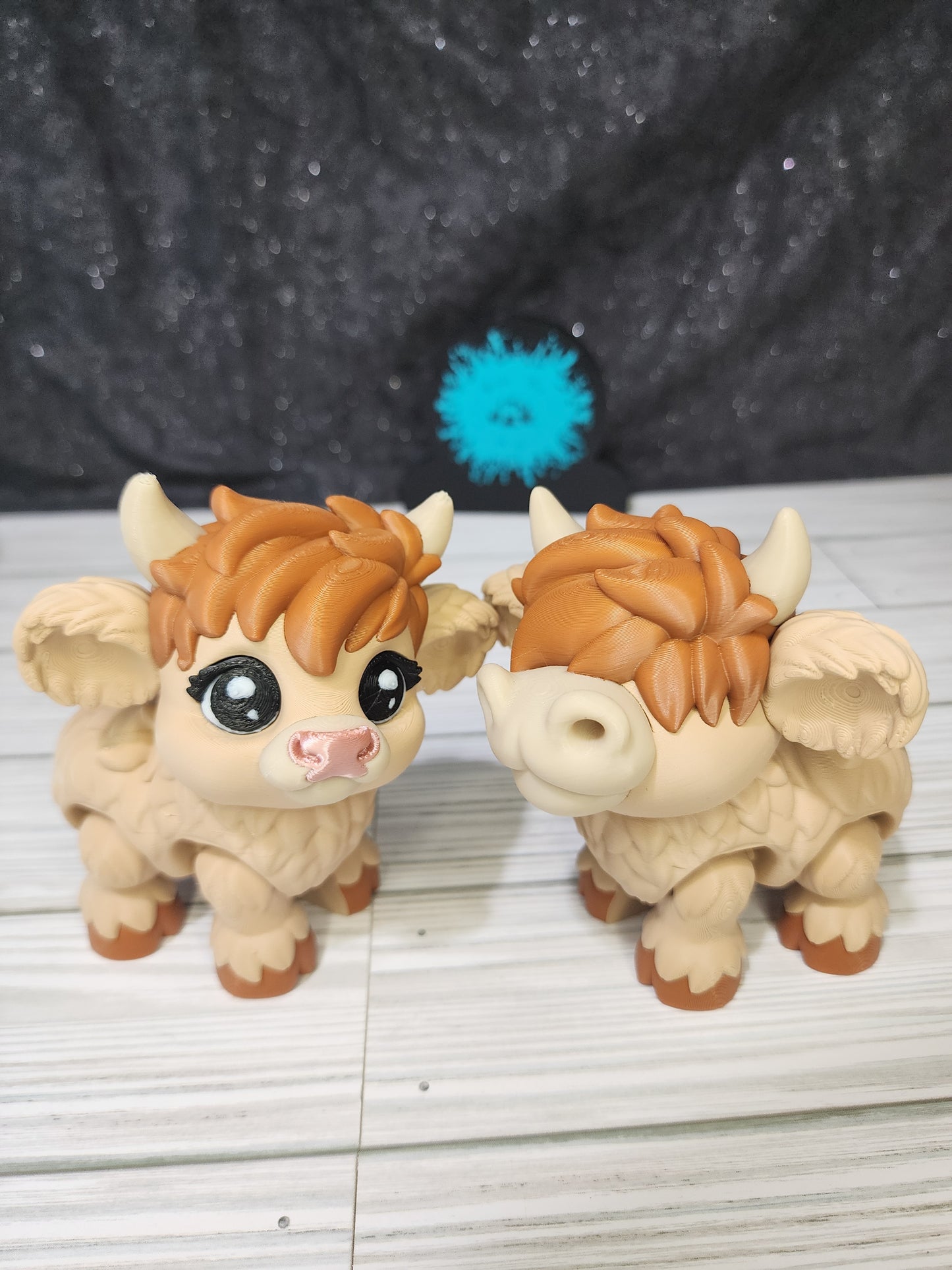 3d Highland Cow
