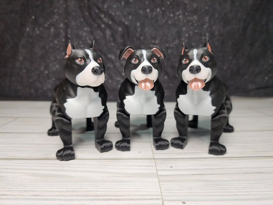 Pitbull Dog 3D Print