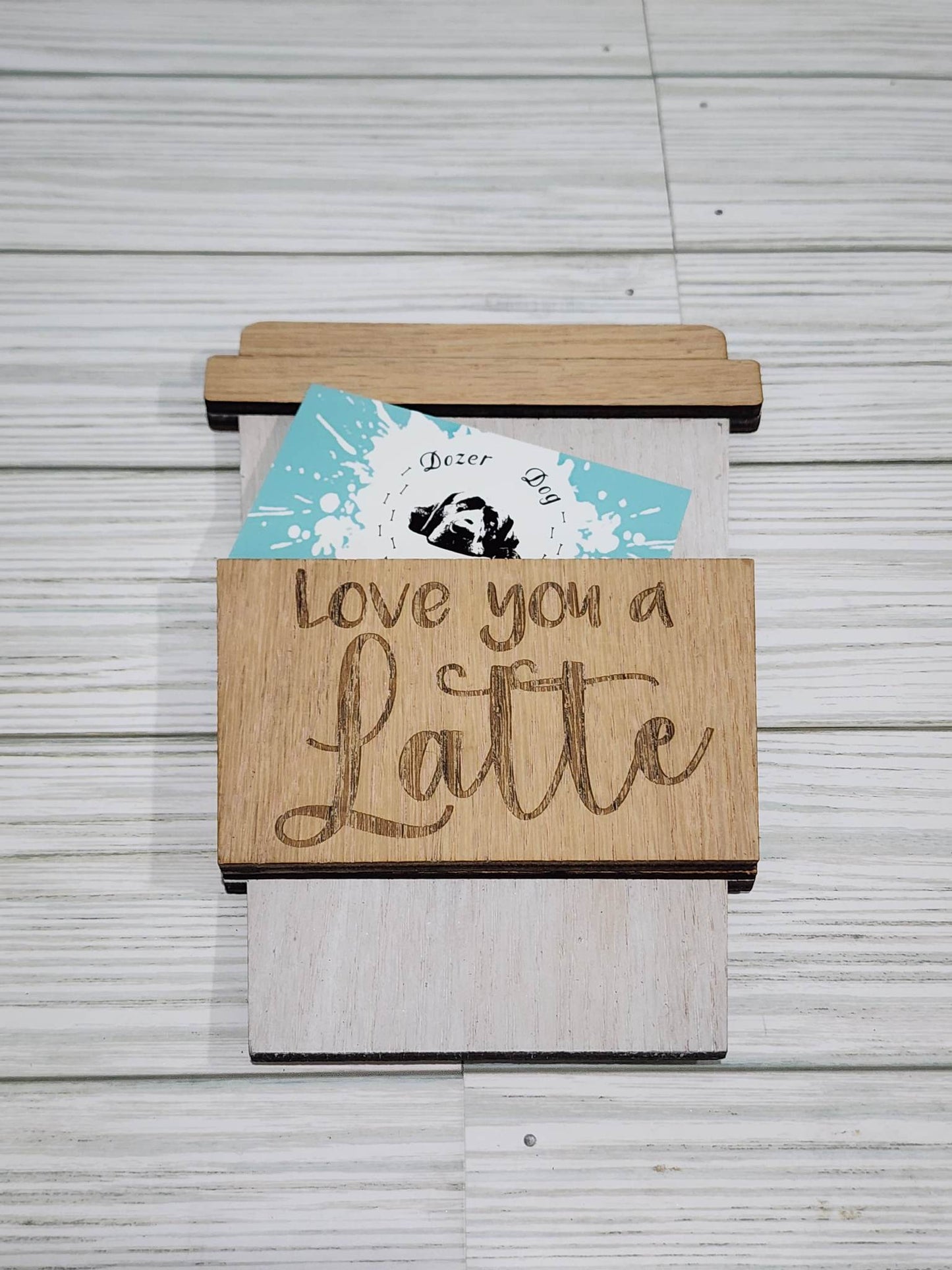 Coffee Cup Gift Card Holder