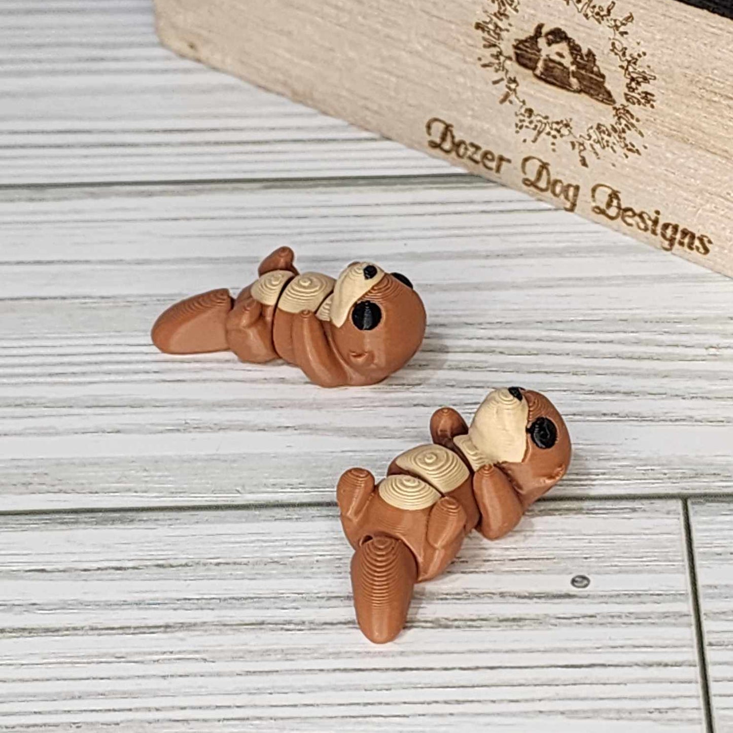 Tiny Flexi Otter 3D Print