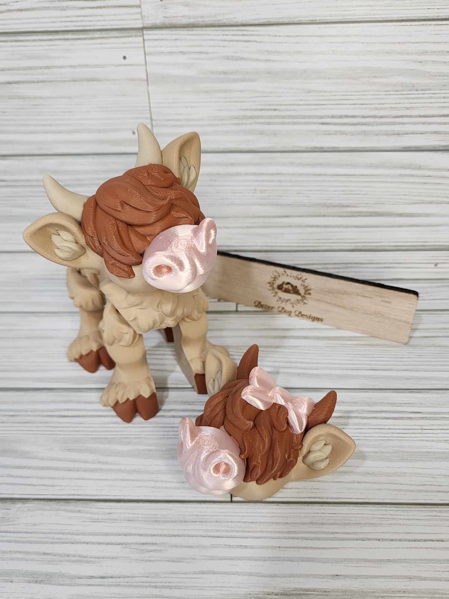 3d Highland Cow