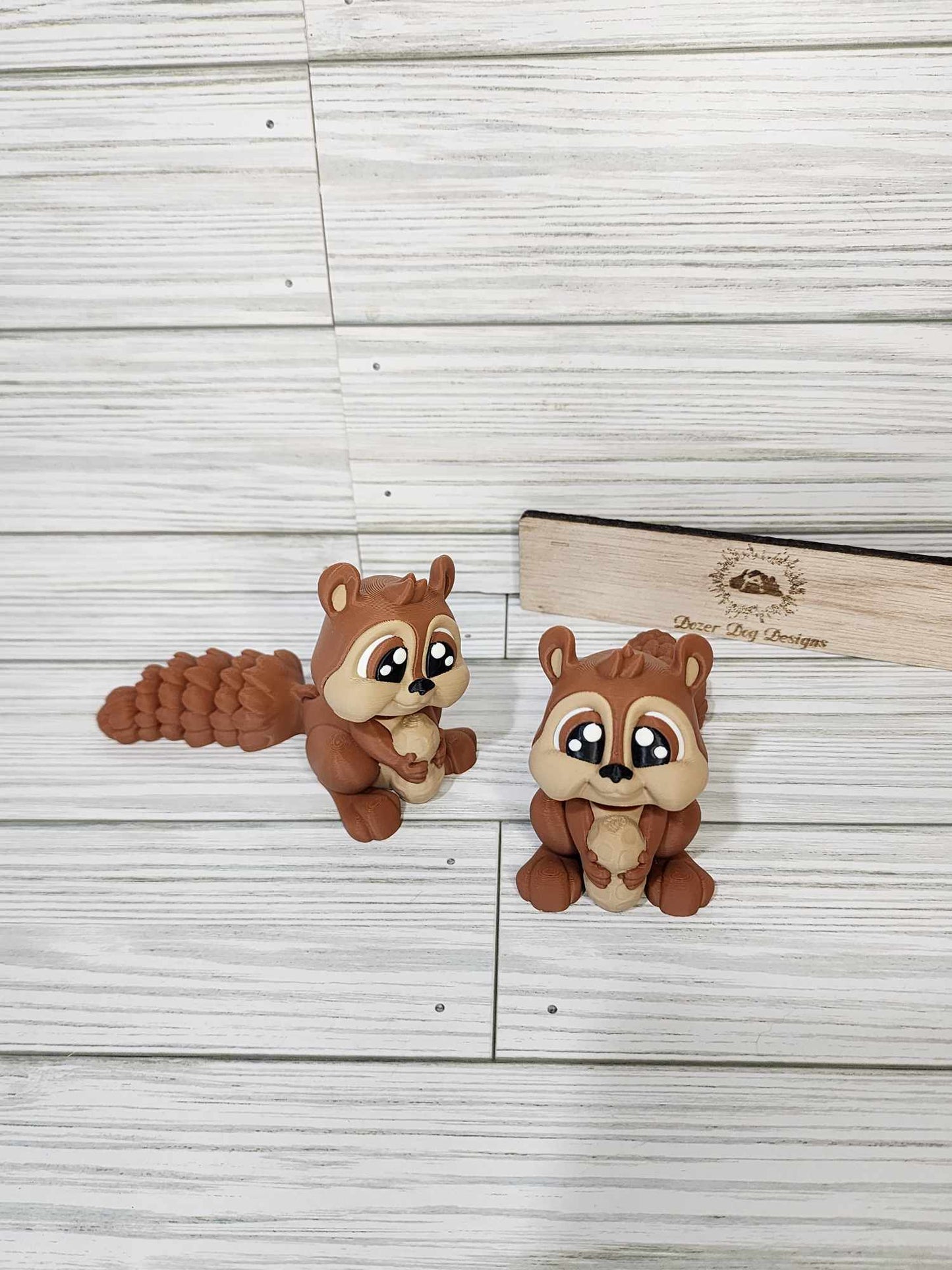 3d Squirrel with Peanut