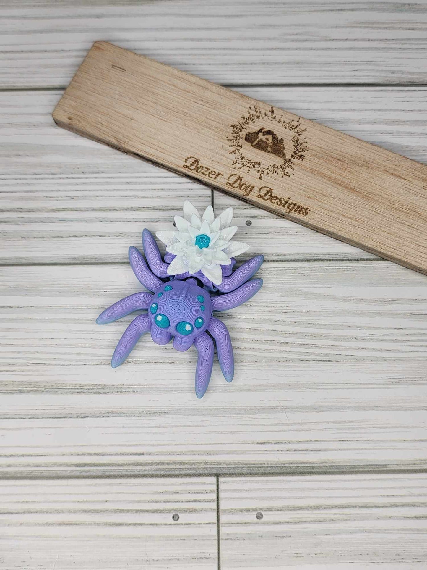 3D Water Lilly Lotus Spider