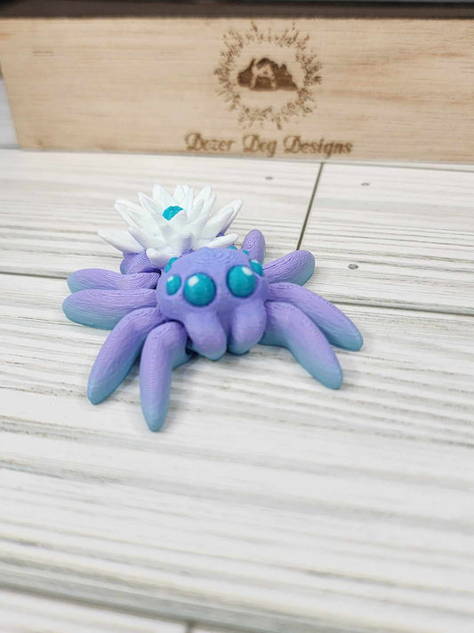 3D Water Lilly Lotus Spider