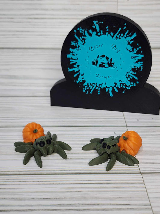 3D Pumpkin Spider