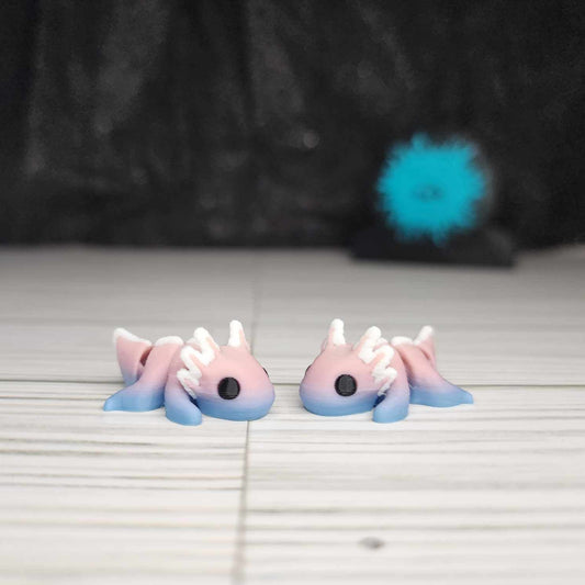 Tiny Flexi Axolotl 3D Print