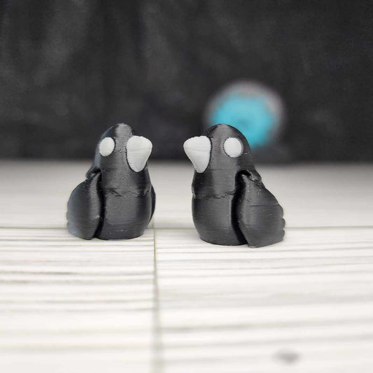 Tiny Flexi Crow Raven 3D Print