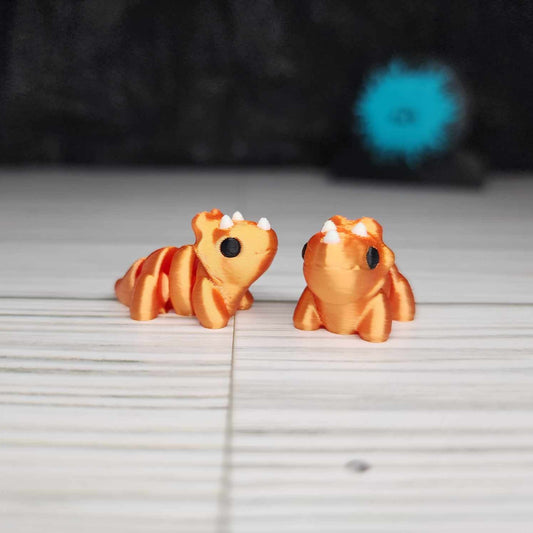 Tiny Flexi Dino - Triceratops 3D Print