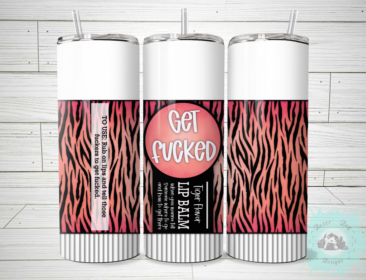Lip Balm Style SUBLIMATION 20oz Tumblers