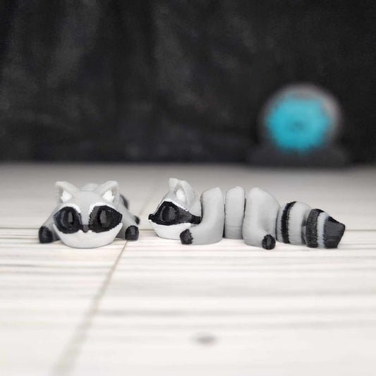 Tiny Flexi Raccoon 3D Print