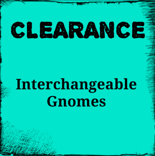 Clearance Interchangeable Gnomes