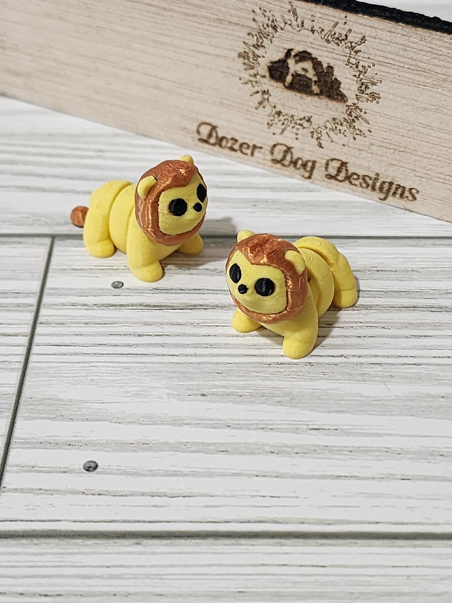 Tiny Flexi Lion 3D Print