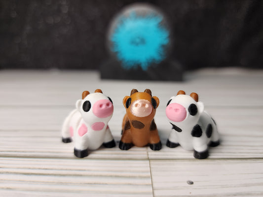 Tiny Flexi Cow 3D Print