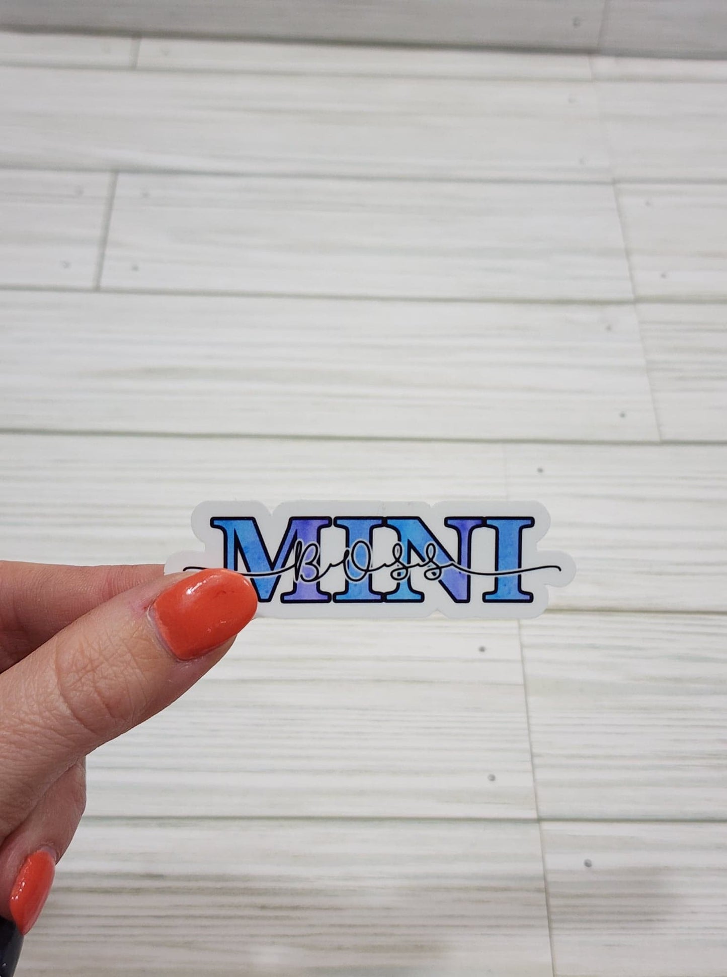 Boss Mom & Mini Boss Waterproof Sticker