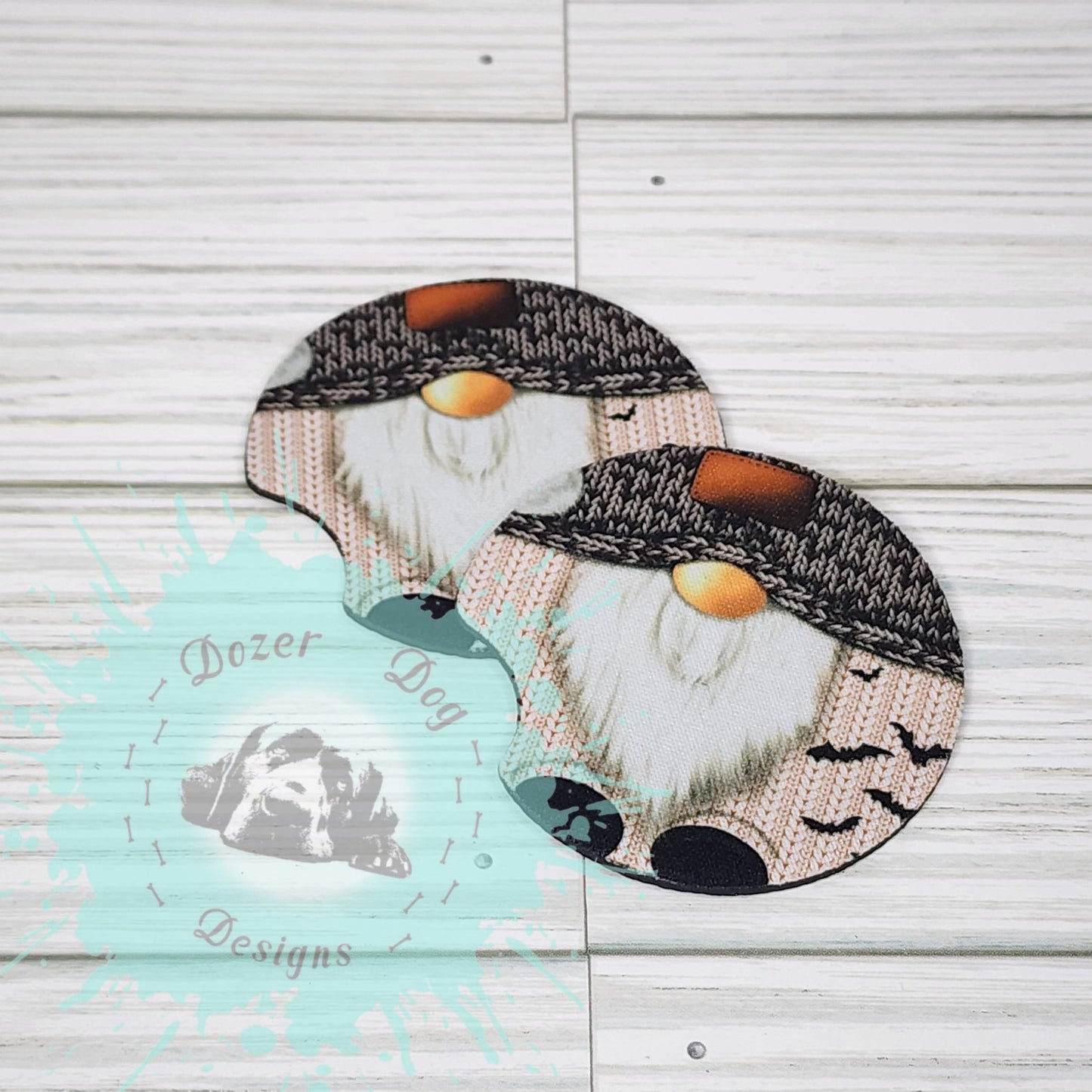 Gnome Car Coaster Set of 2