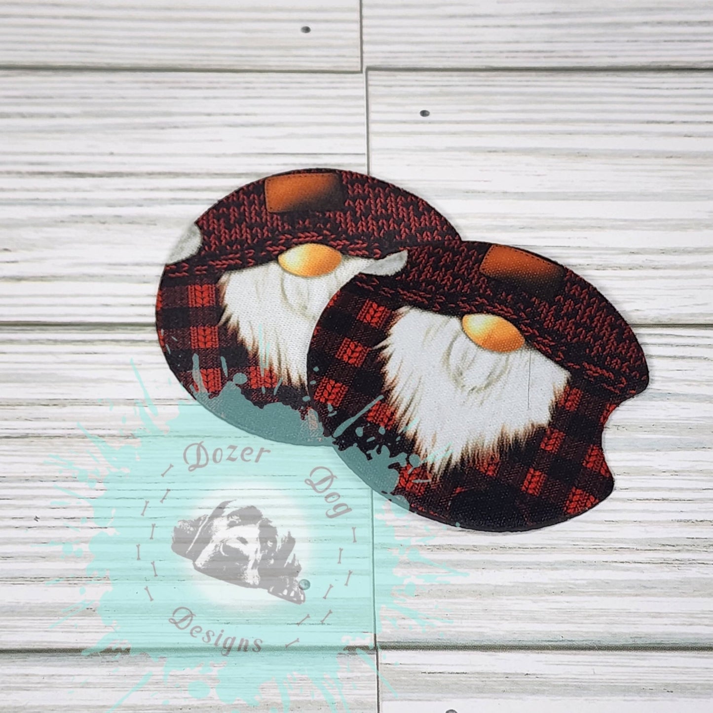 Gnome Car Coaster Set of 2