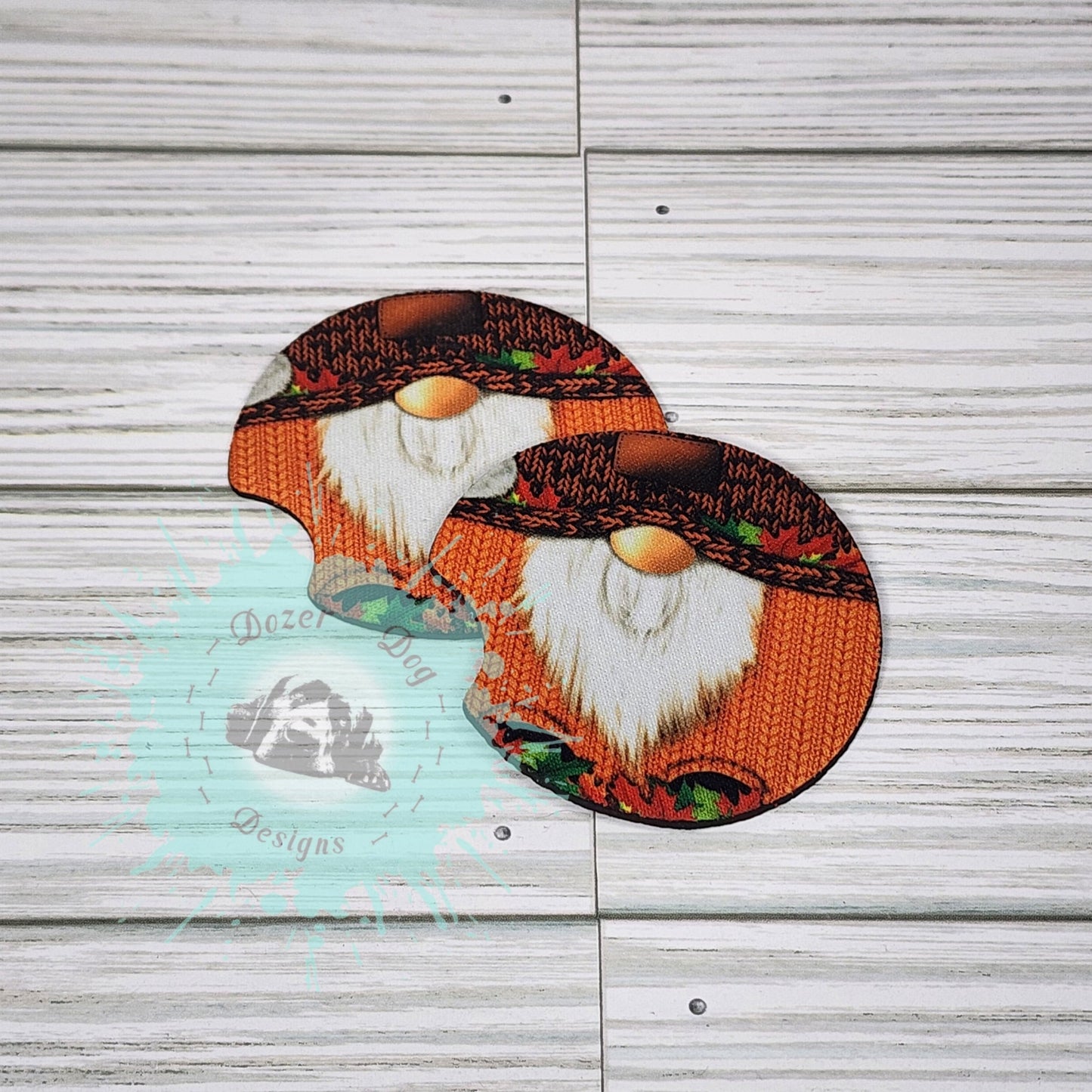 Gnome Car Coaster Set of 2