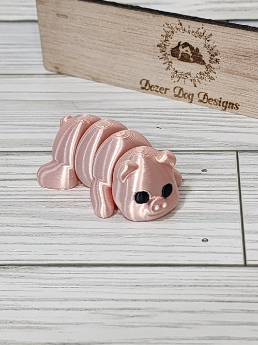 Tiny Flexi Pig 3D Print