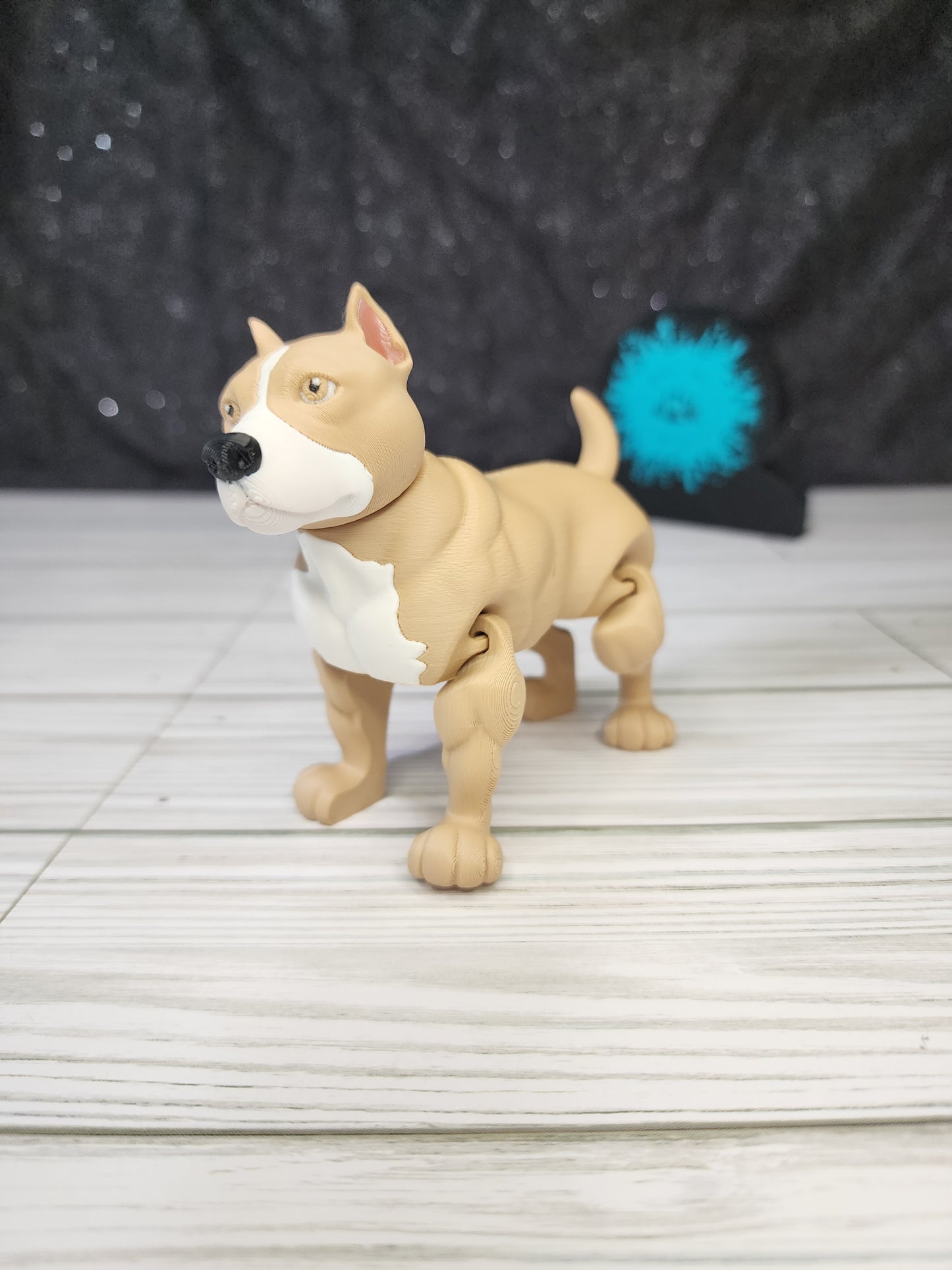 Pitbull Dog 3D Print