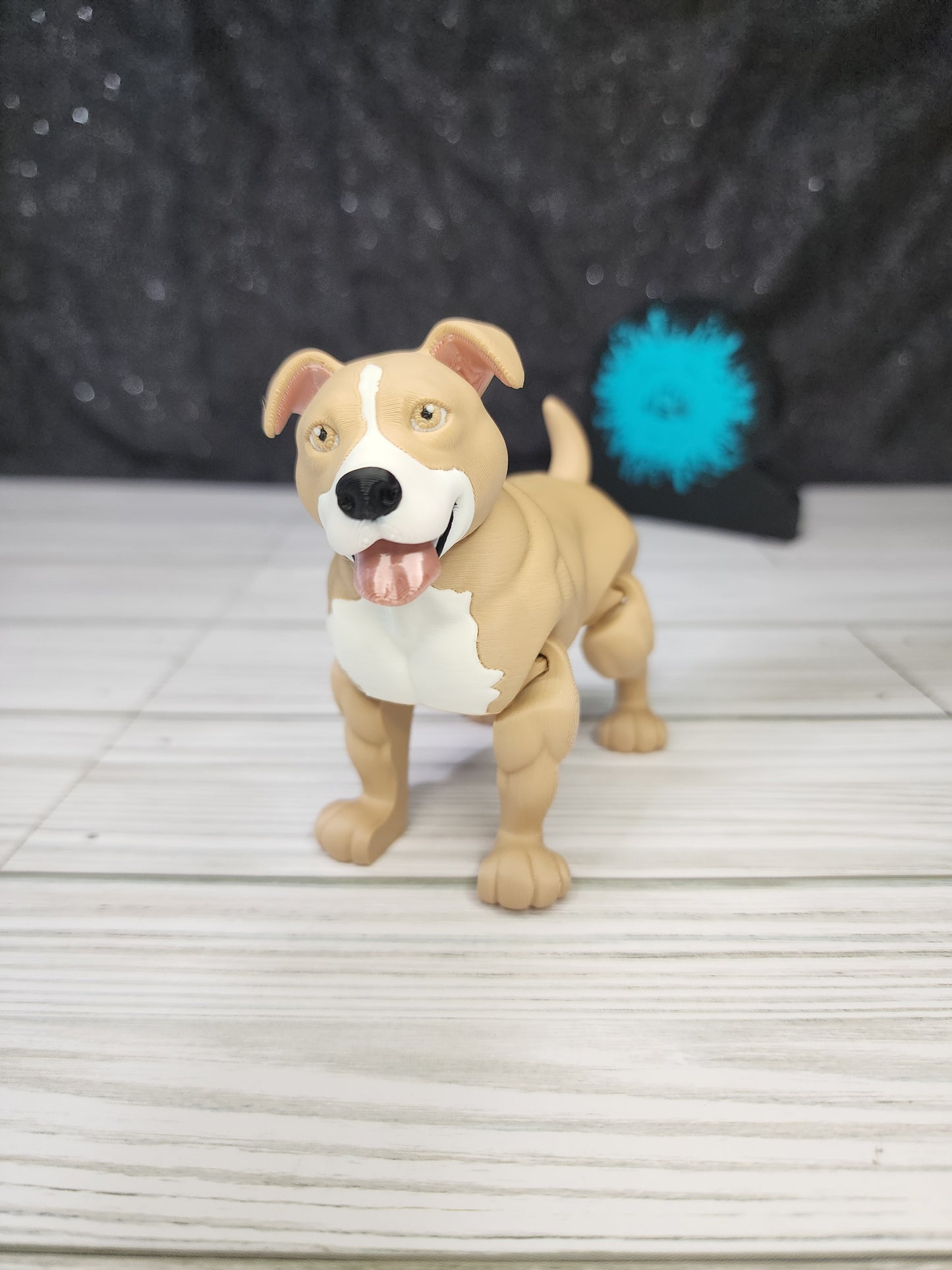 Pitbull Dog 3D Print