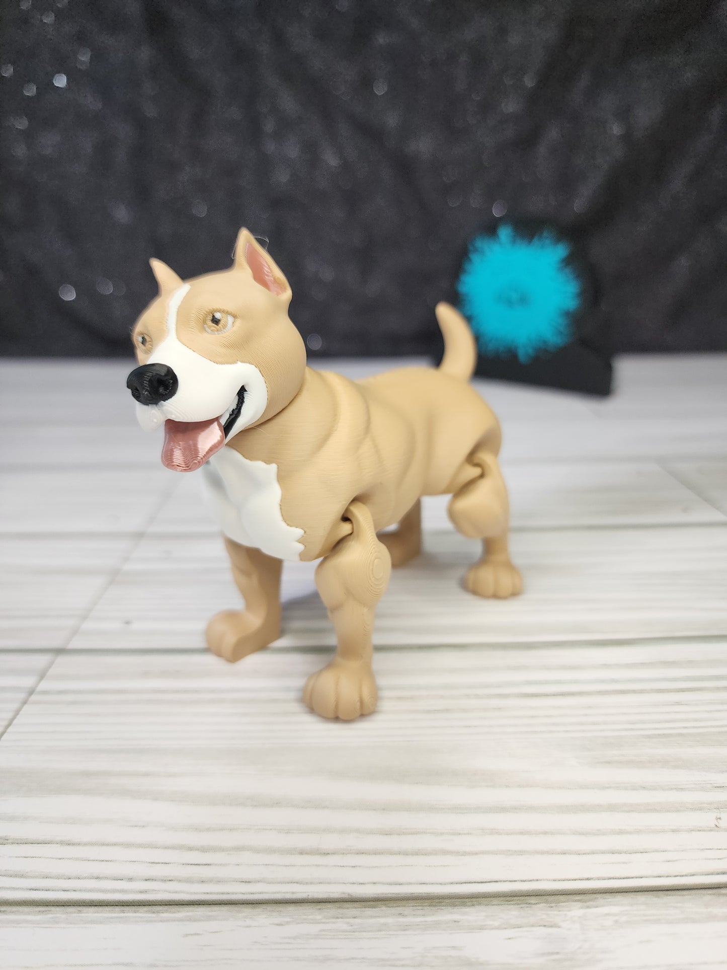 Pitbull Dog 3D Print