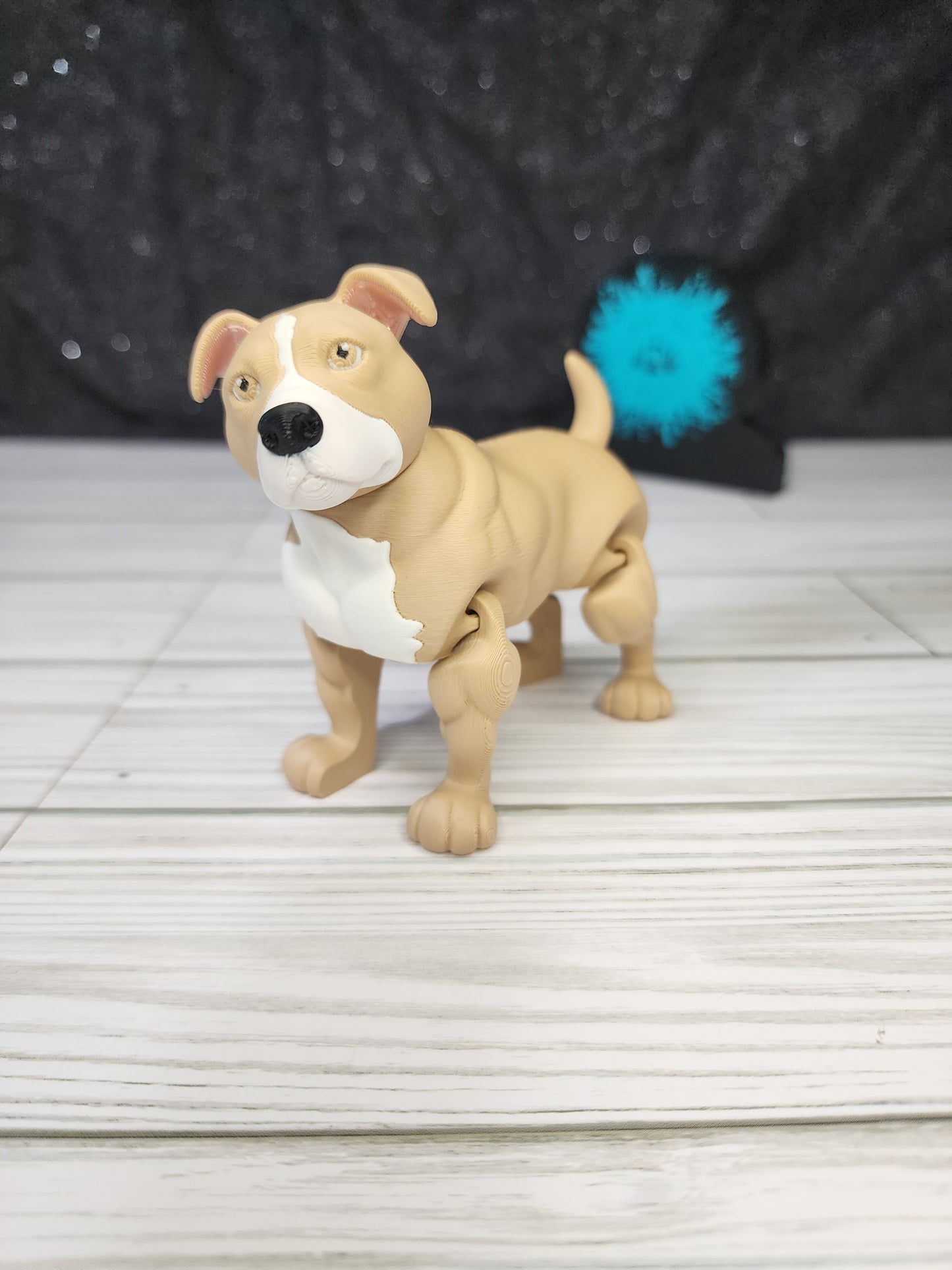 Pitbull Dog 3D Print