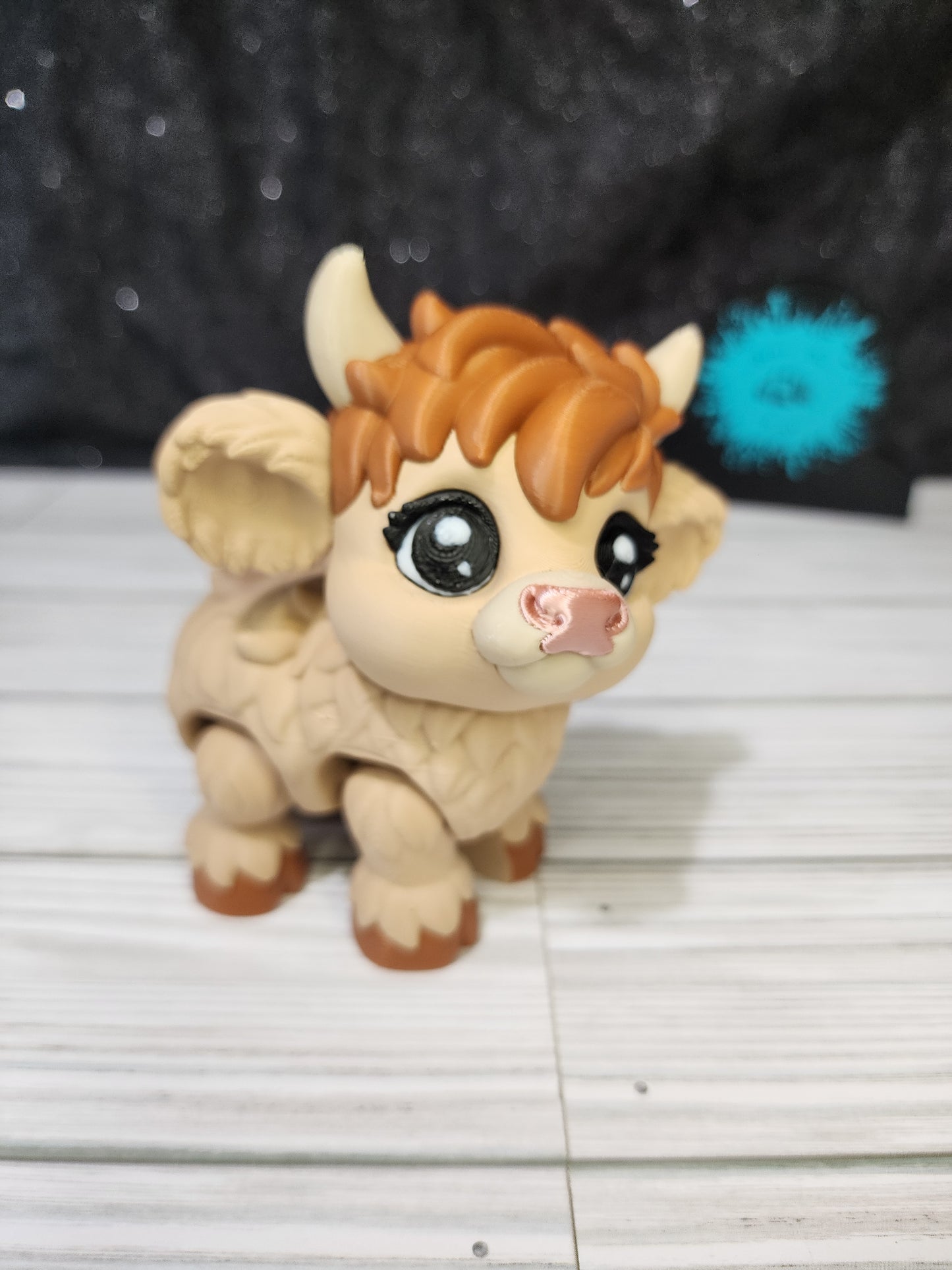 3d Highland Cow