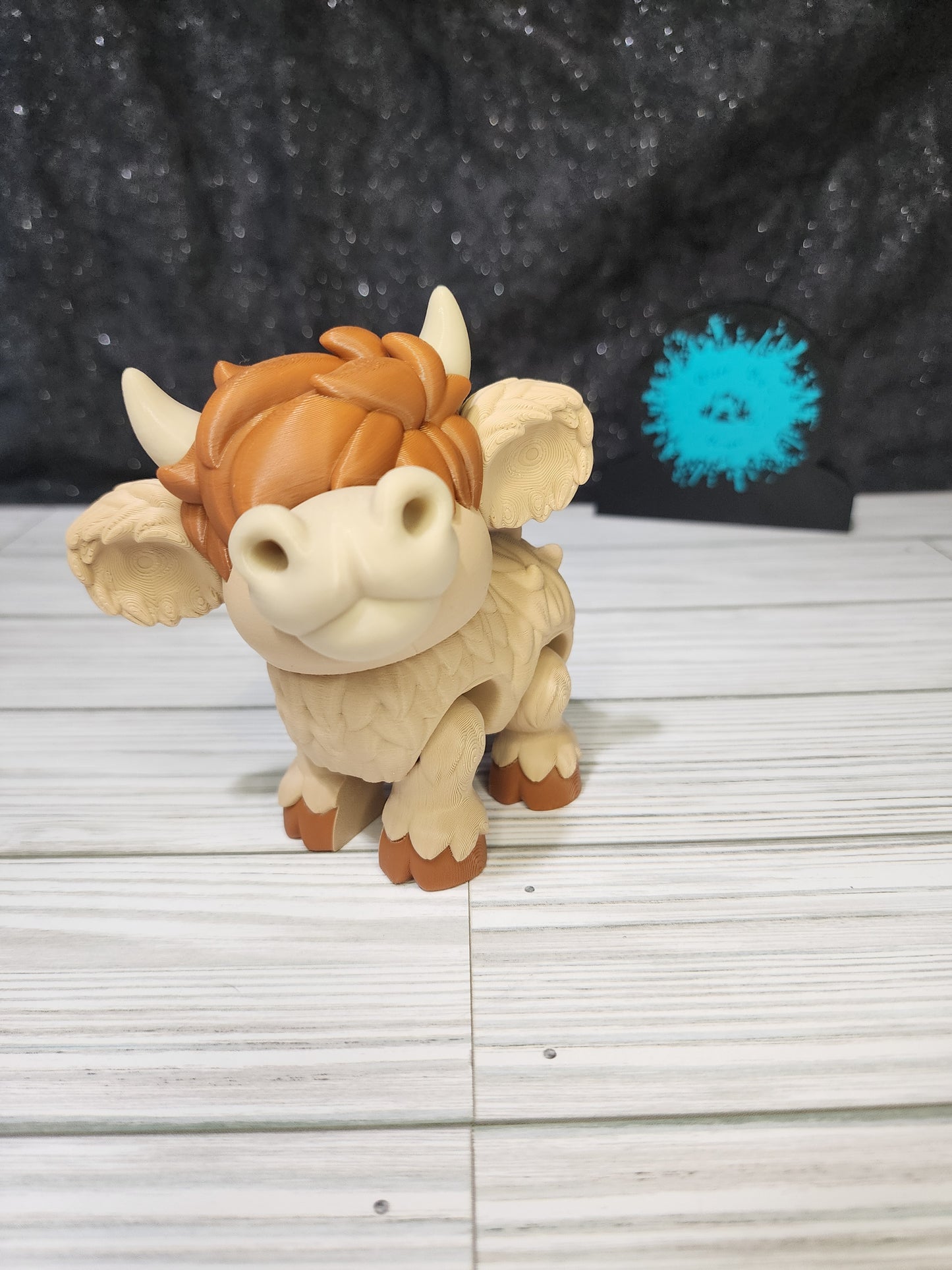 3d Highland Cow