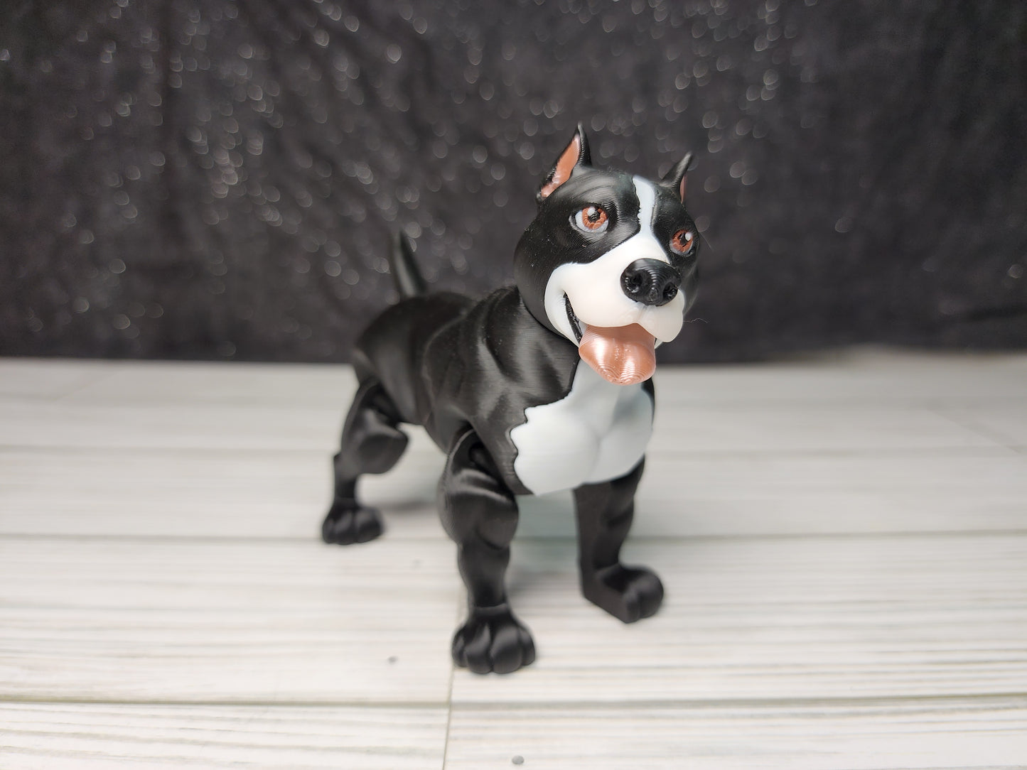 Pitbull Dog 3D Print
