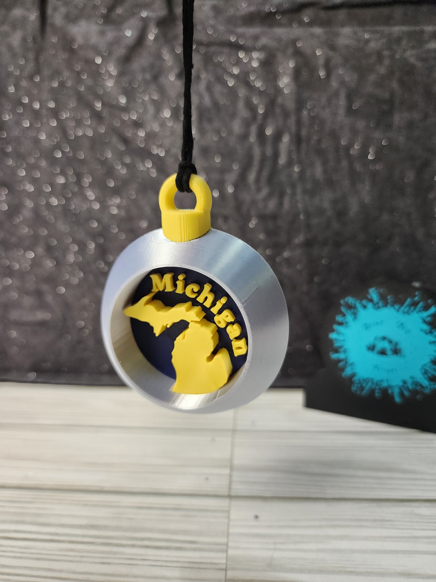 Michigan 3D Christmas Ornament