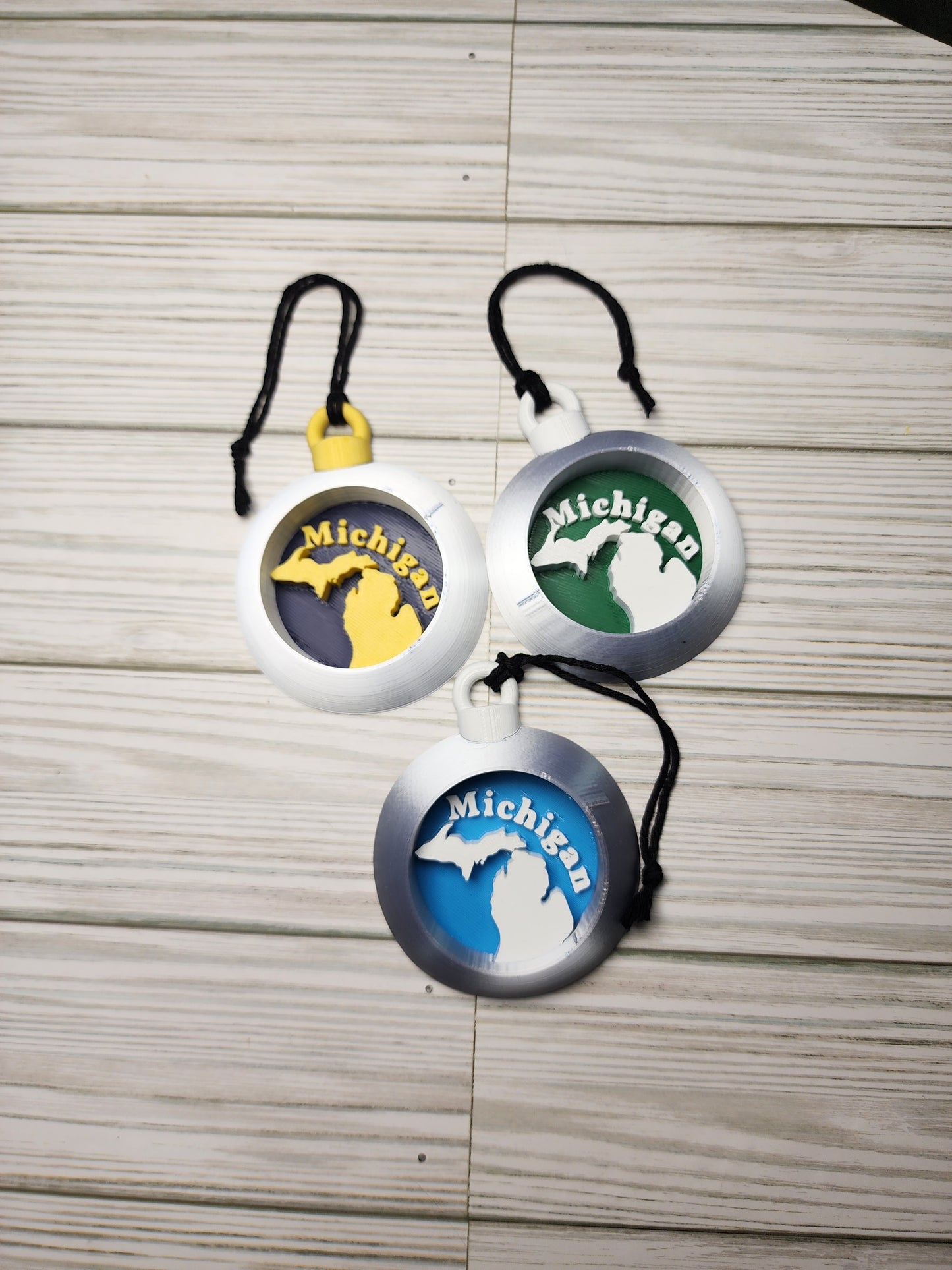 Michigan 3D Christmas Ornament