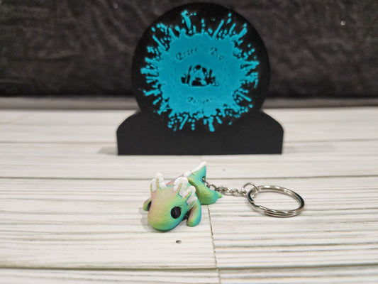 Axolotl keychain