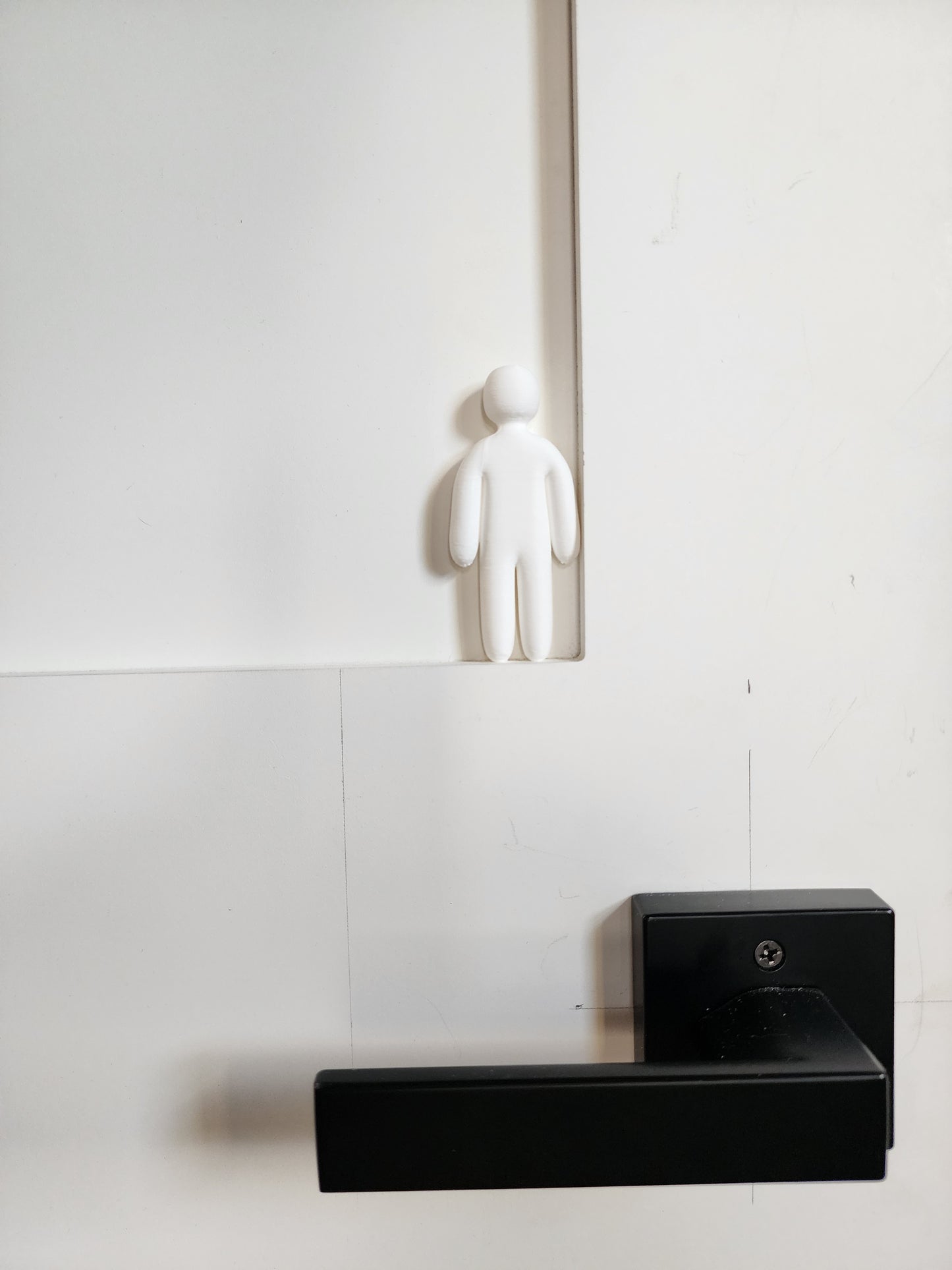 Paintable Hiding Stick Figure