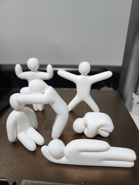 Paintable Hiding Stick Figure