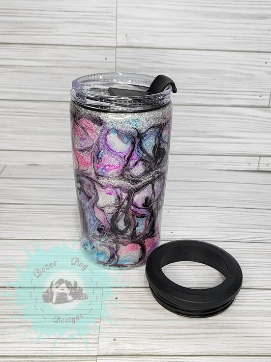 Holographic Funky Swirl 14oz 4-in-1 Tumbler Koozie