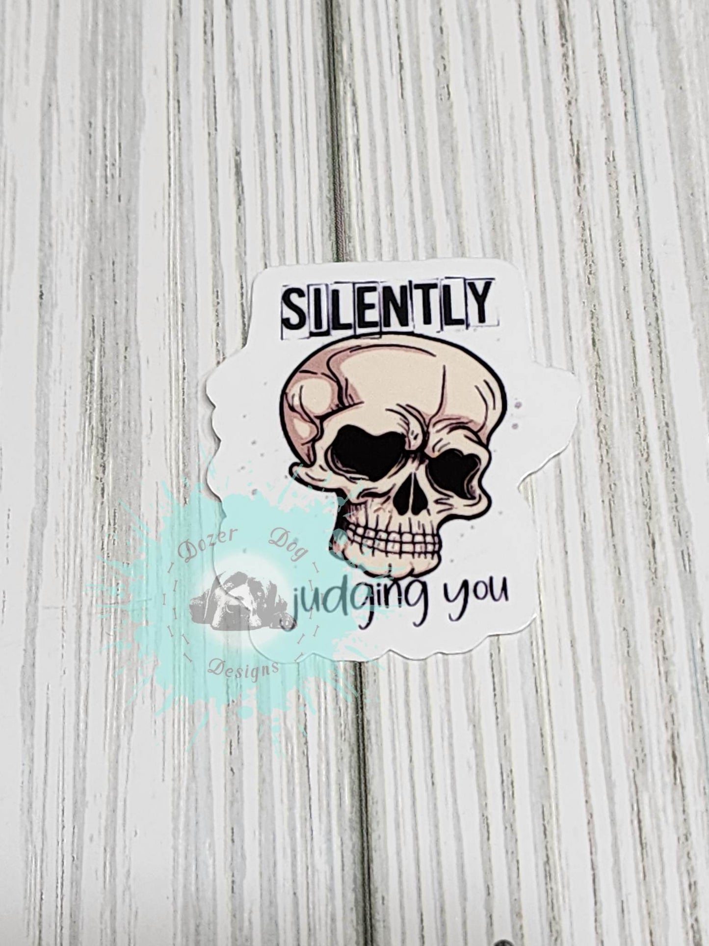 Silently Judging You Waterproof Sticker