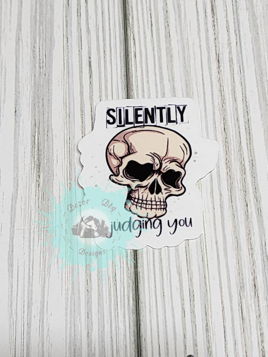 Silently Judging You Waterproof Sticker