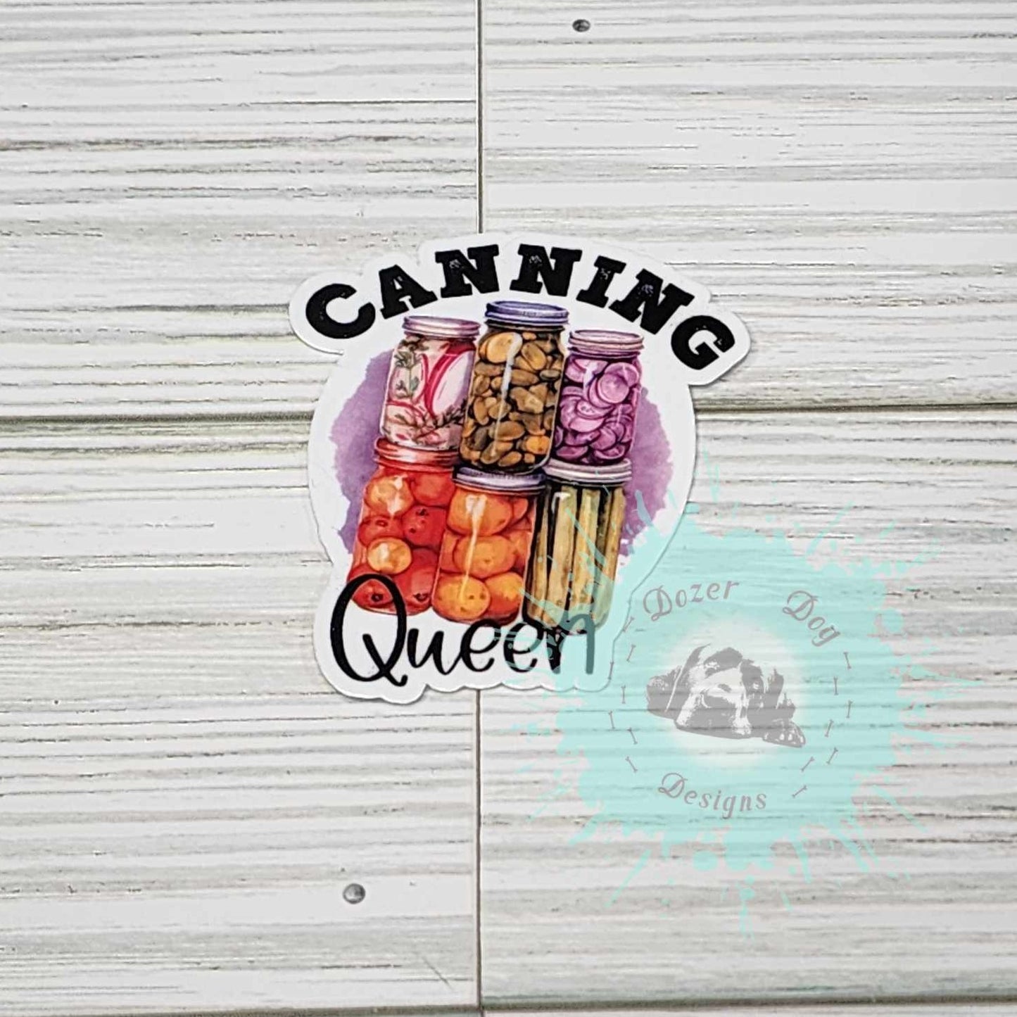 Canning Queen Waterproof Sticker