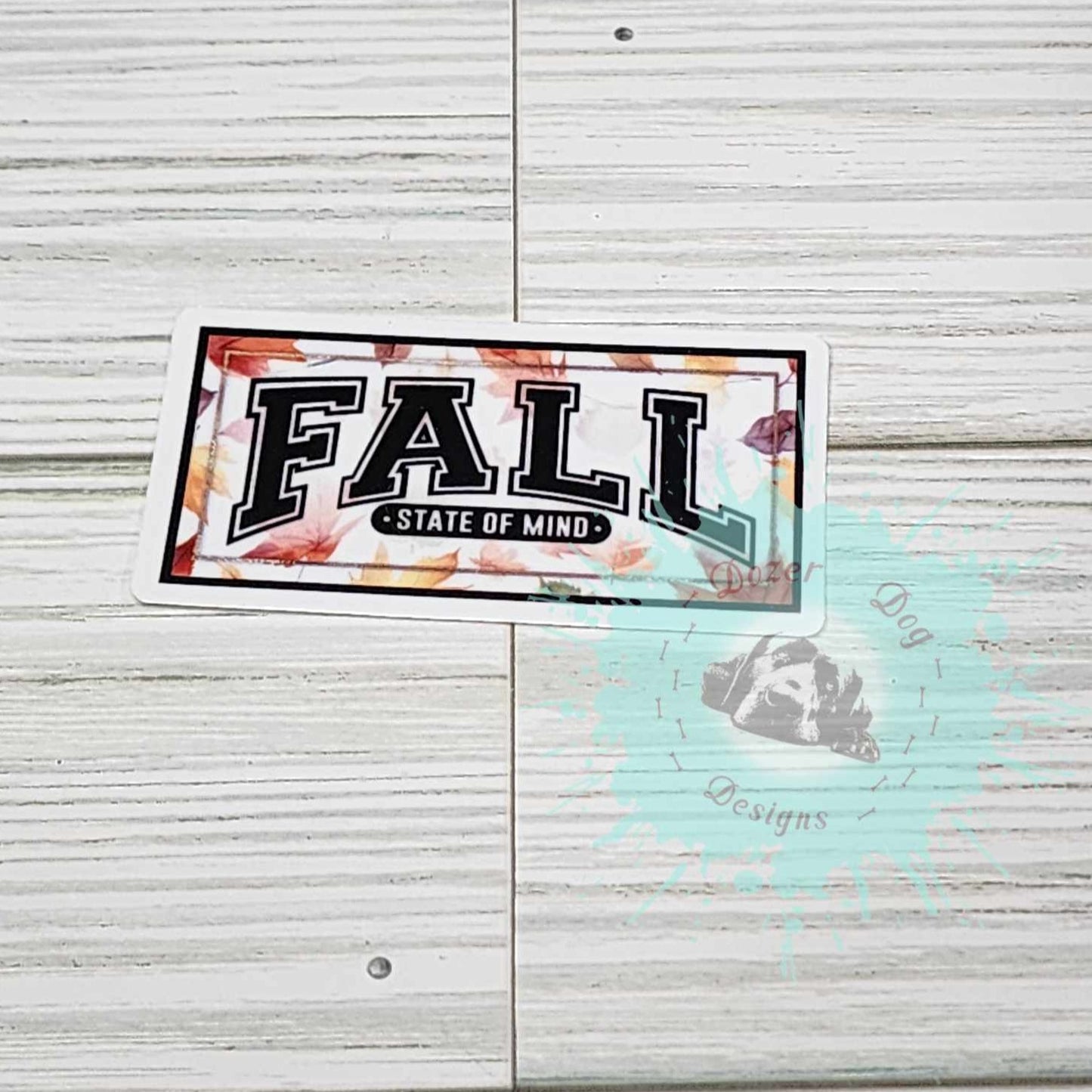 Fall State of Mind Waterproof Sticker