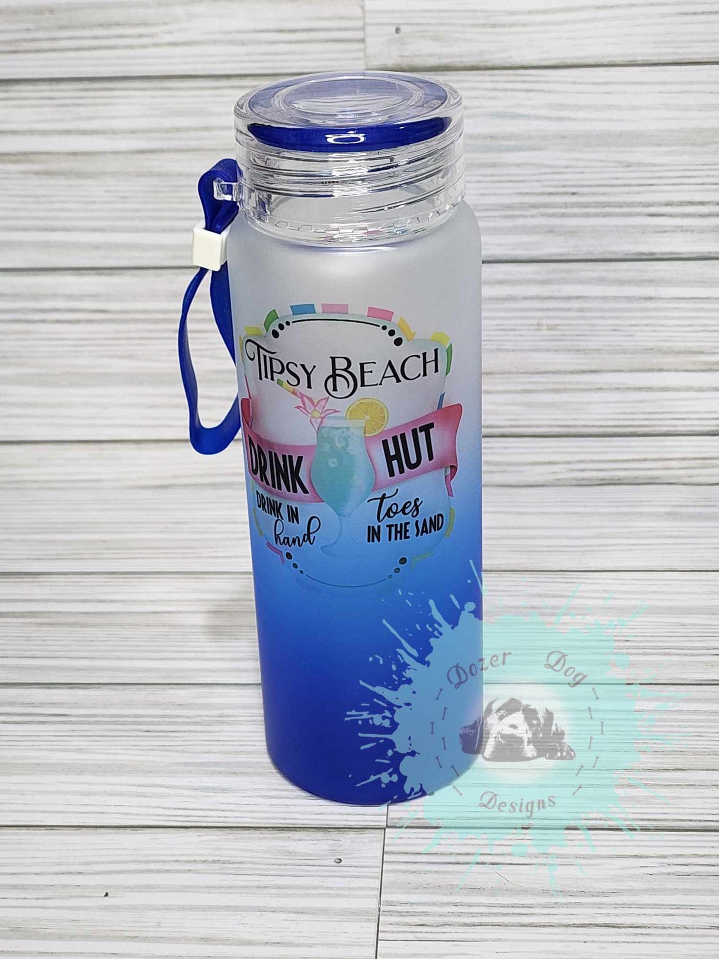 17oz Sublimation Glass Water Bottle