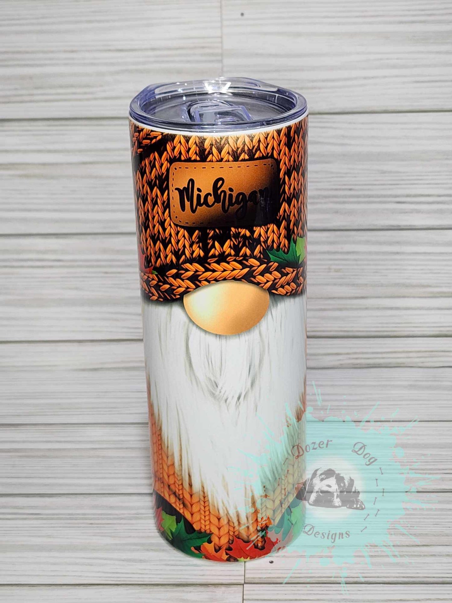 Fall Gnome SUBLIMATION 20oz Tumbler