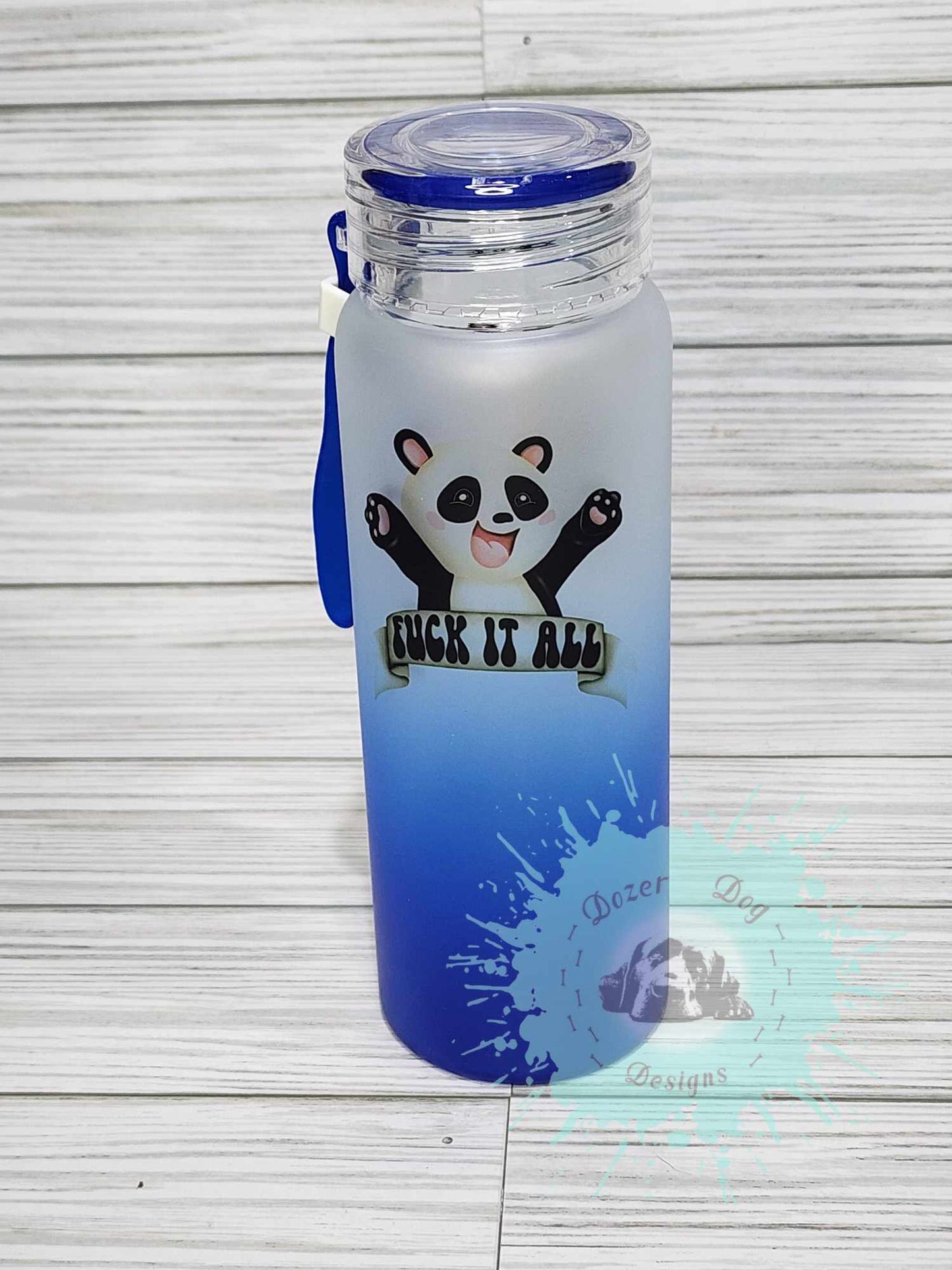 17oz Sublimation Glass Water Bottle