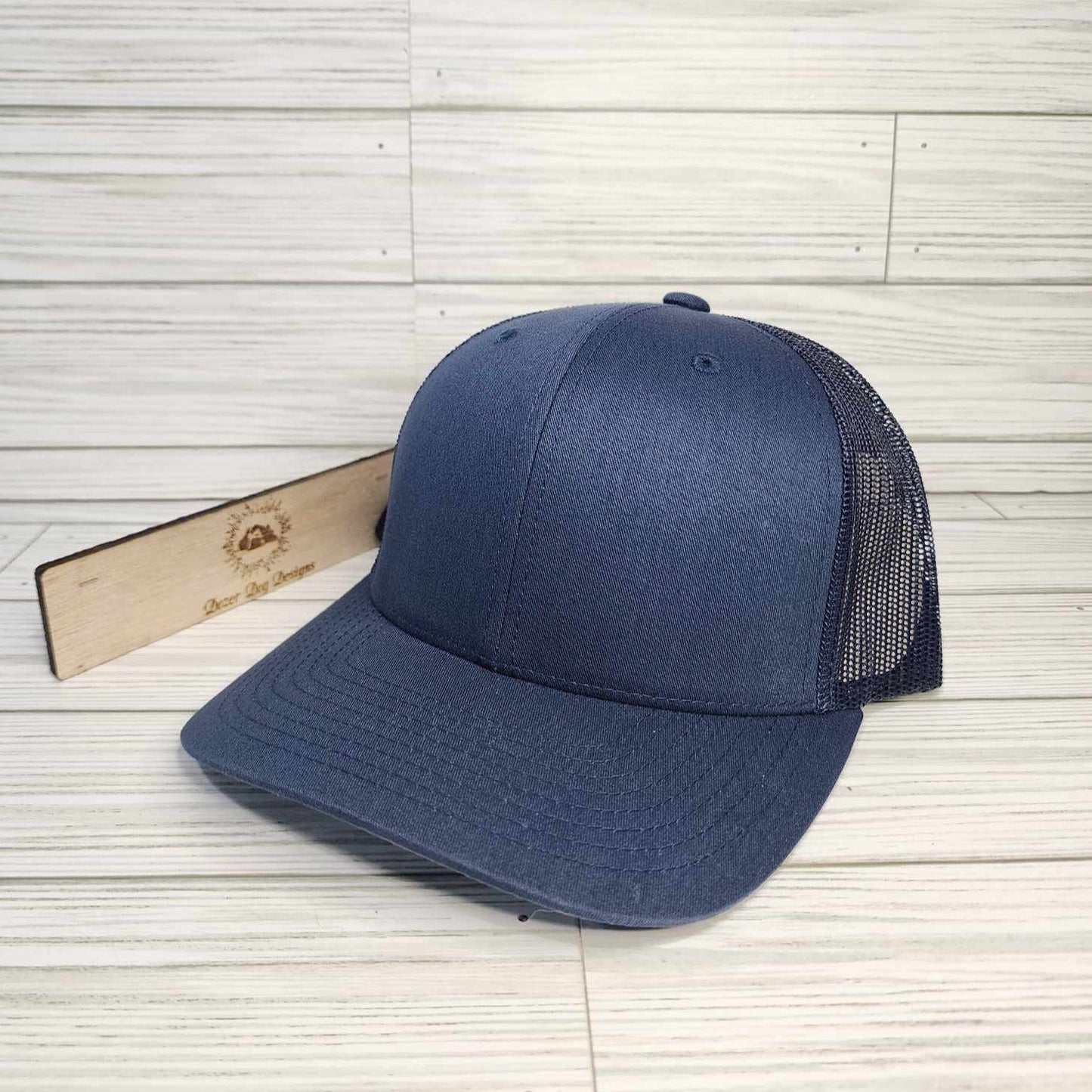 Detroit Men's Leather Patch Hat