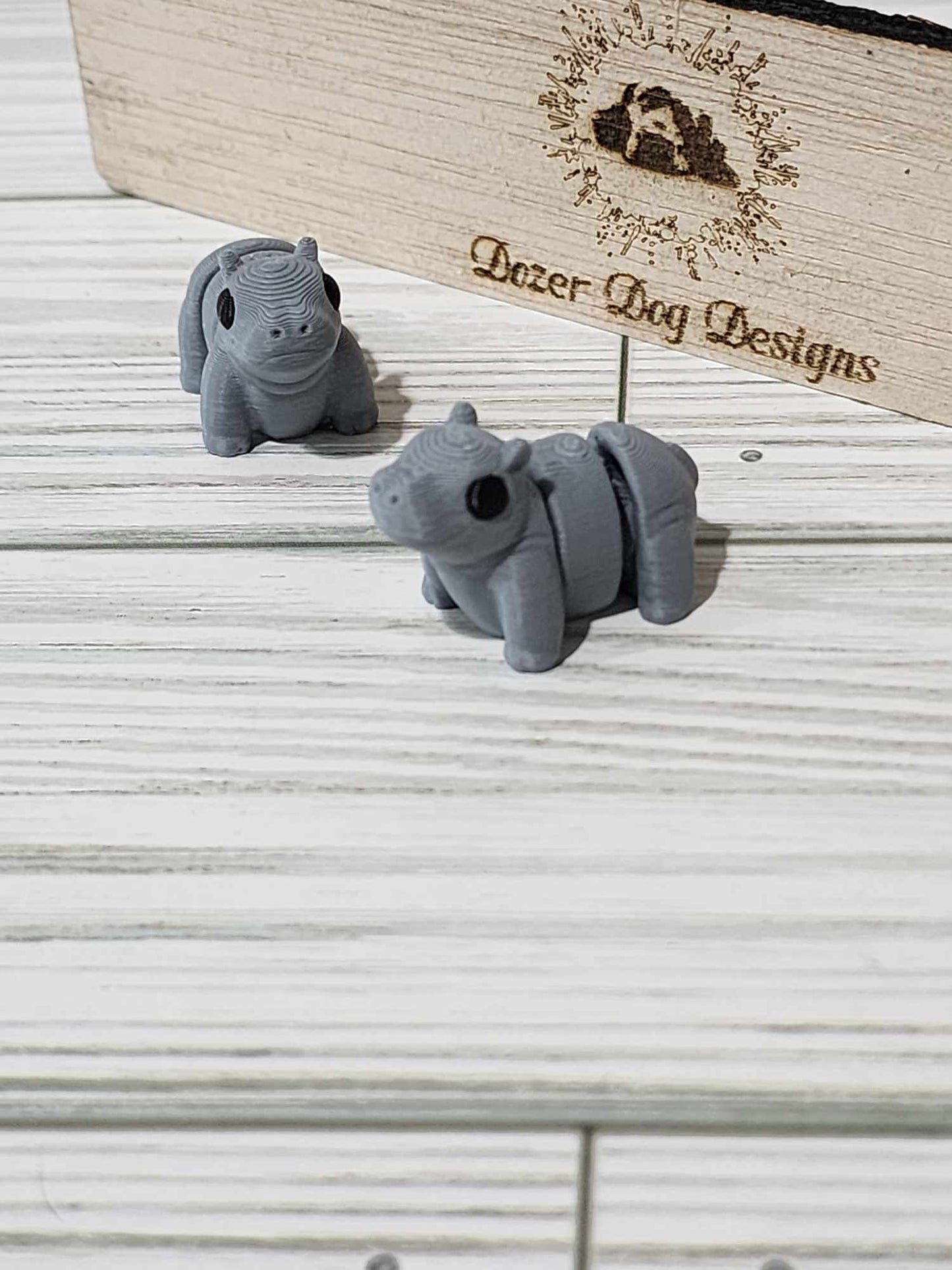 Tiny Flexi Hippo 3D Print