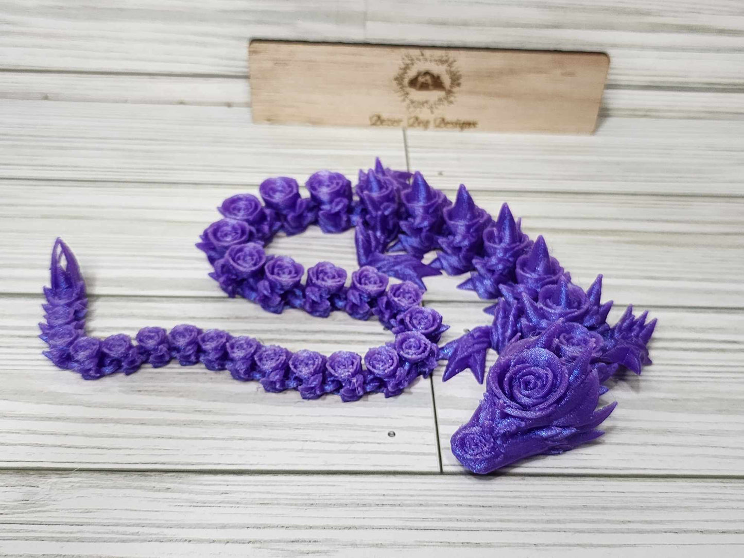 FULL Size Rose Dragon Flexi 3D Print