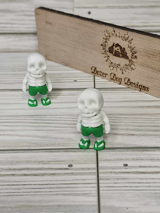 Tiny Flexi Summer Skeleton 3D Print