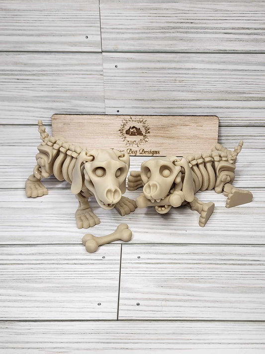 Small Skeleton Dog 3D Print