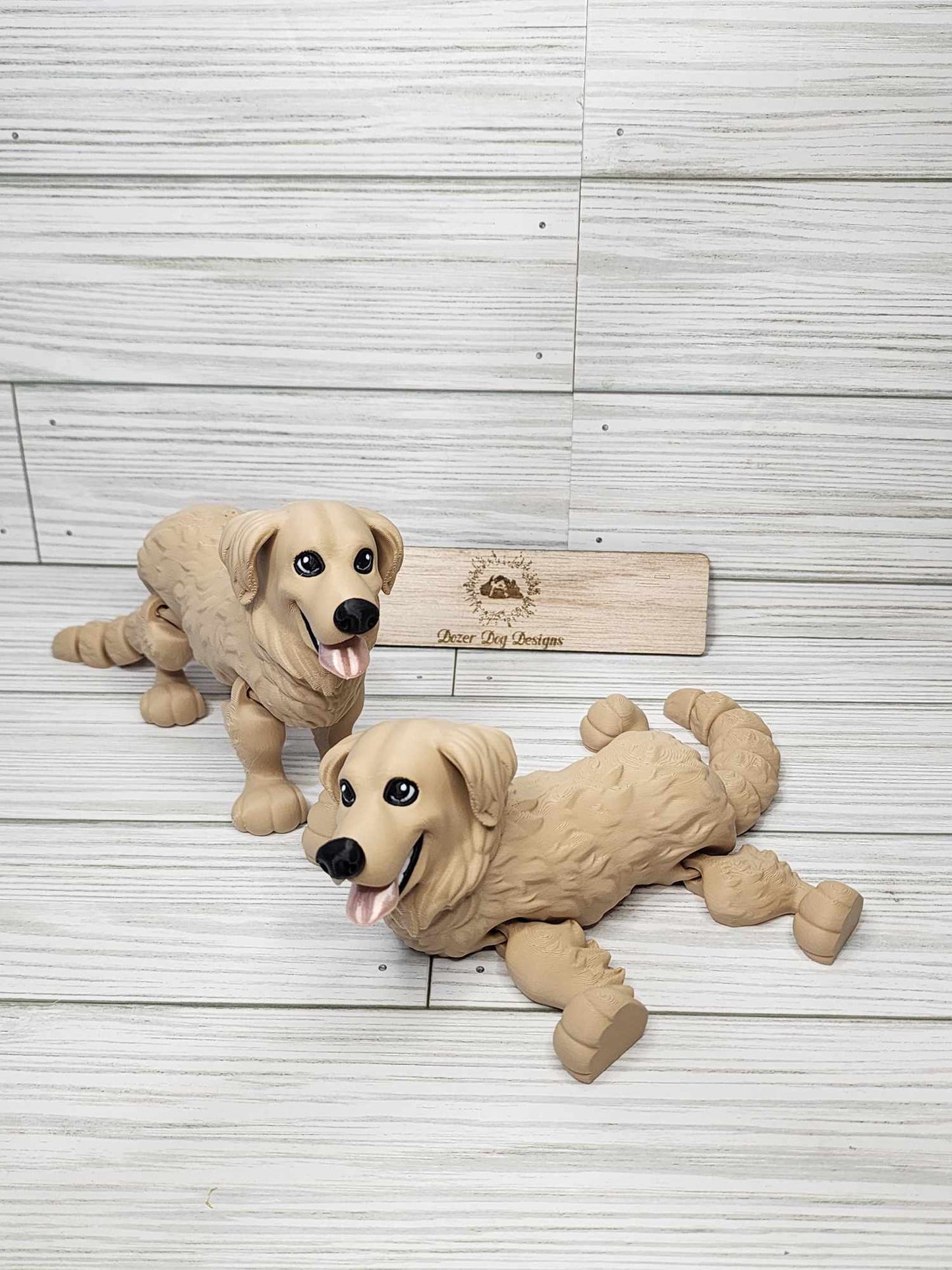 3D Golden Retriever