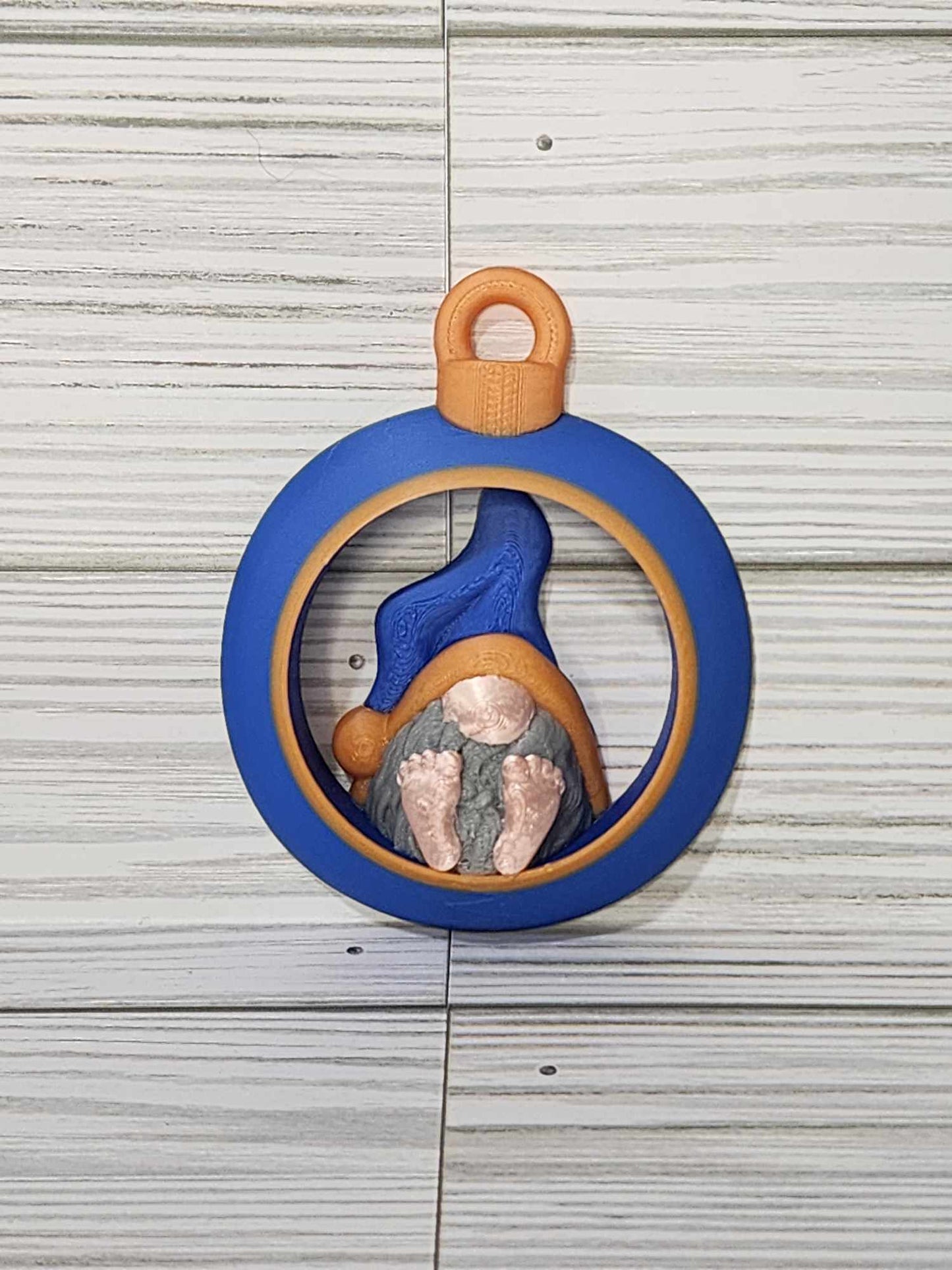 Gnome 3D Christmas Ornament